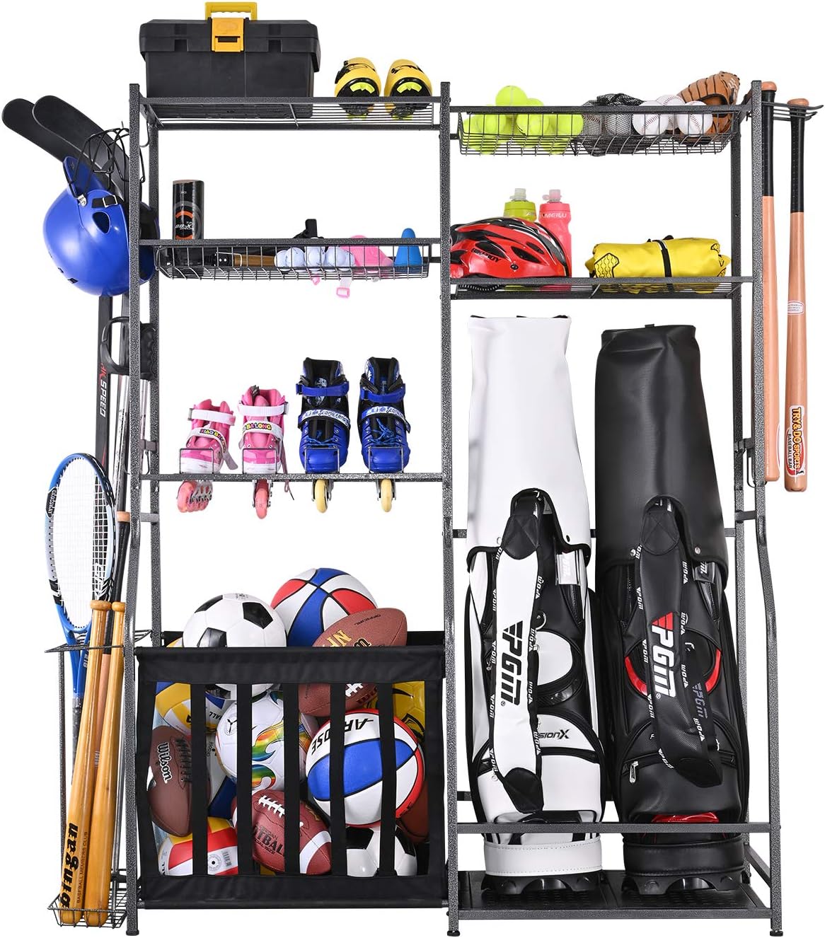 Garage Sports Equipment Storag - Golf Equipment Garage Organizer review and price