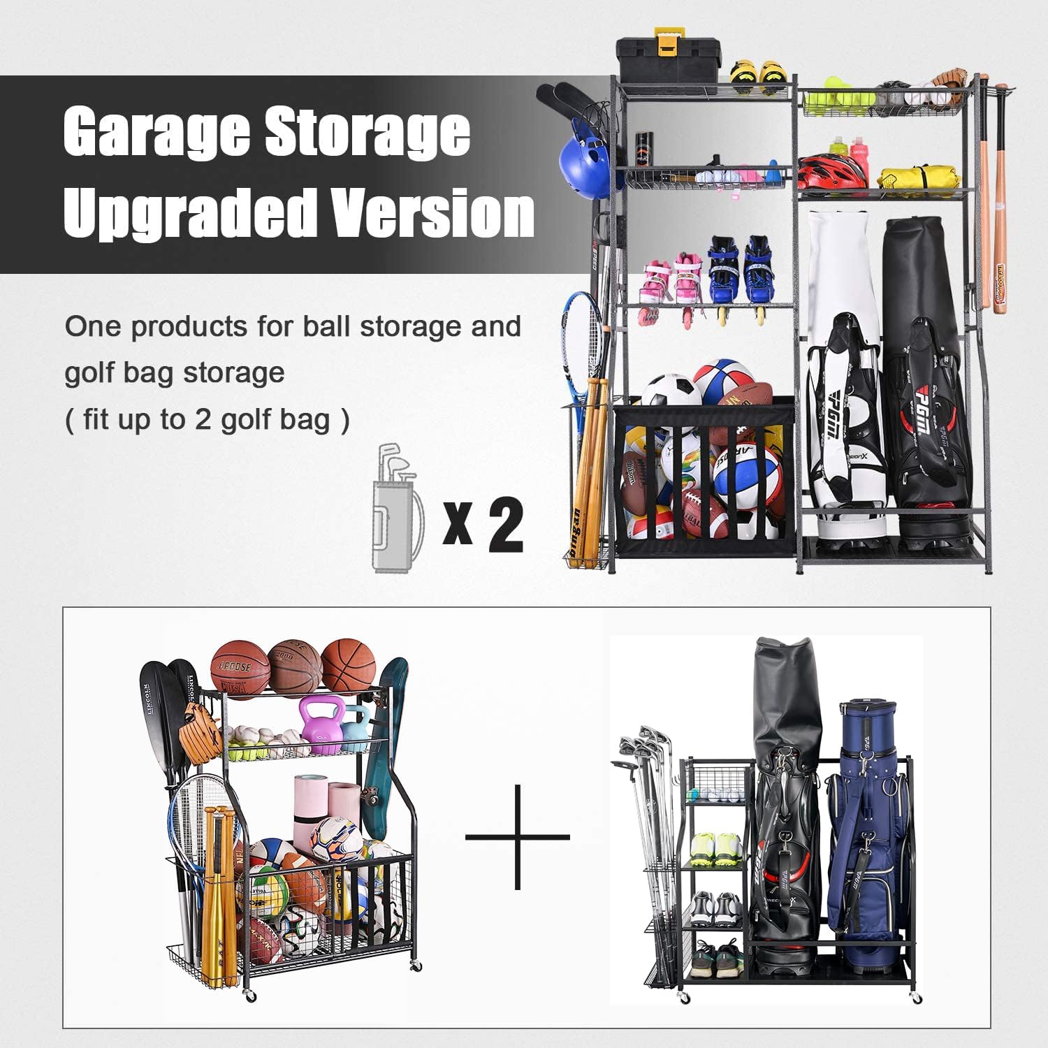 Garage Sports Equipment Storag - Golf Equipment Garage Organizer review and price