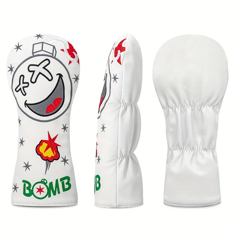 Golf Club Head Cover - White,  - Golf Equipment Cabinet review and price